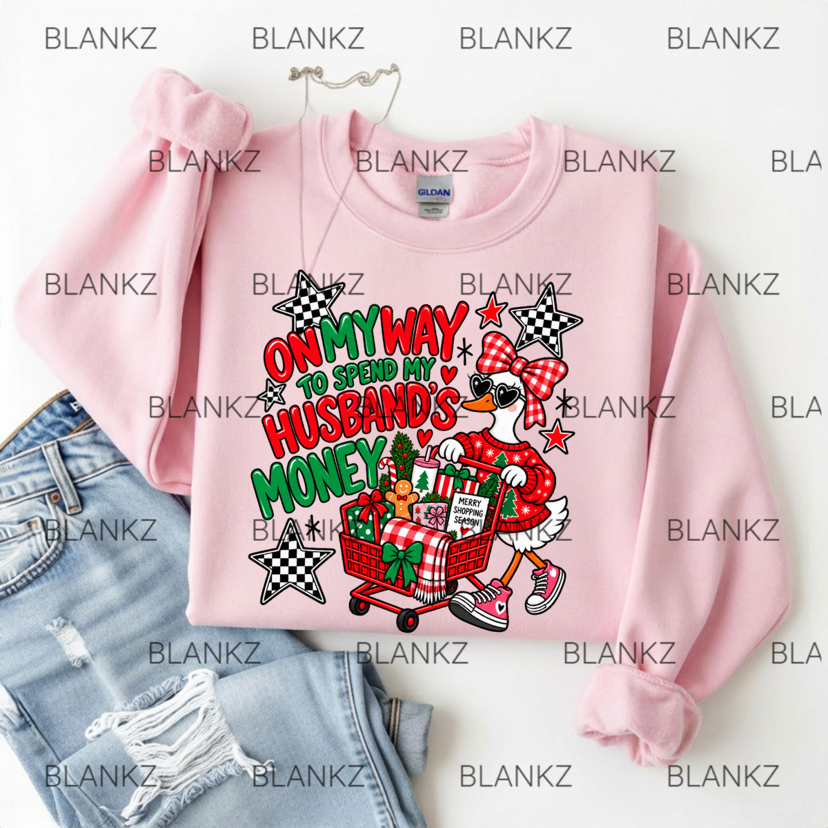 Christmas Spend Husbands Money DTF