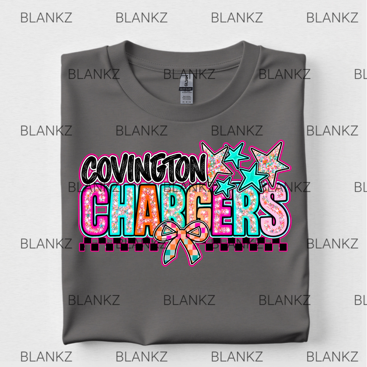 Covington Chargers with stars