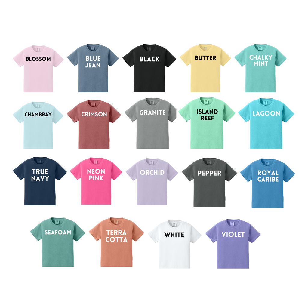 Youth Comfort Colors T-shirts