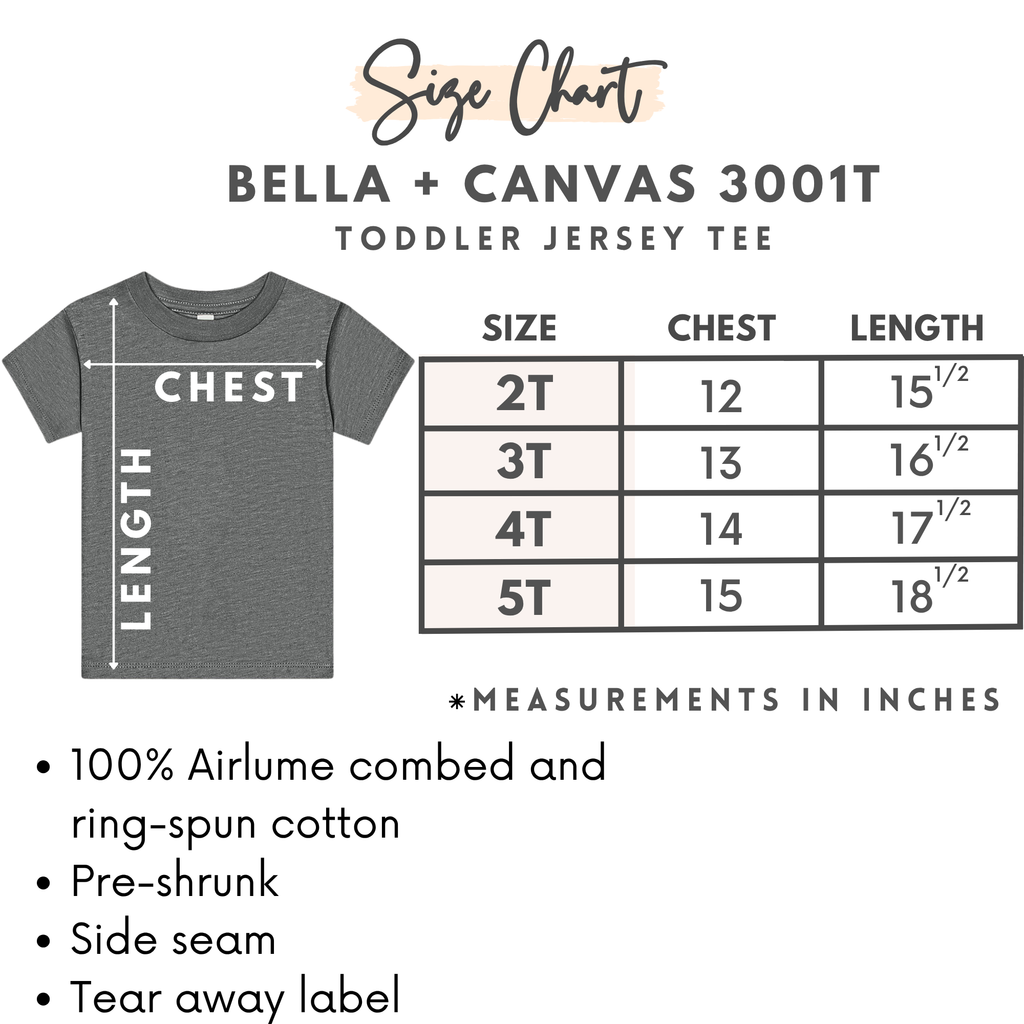 Bella Canvas Toddler 3001T