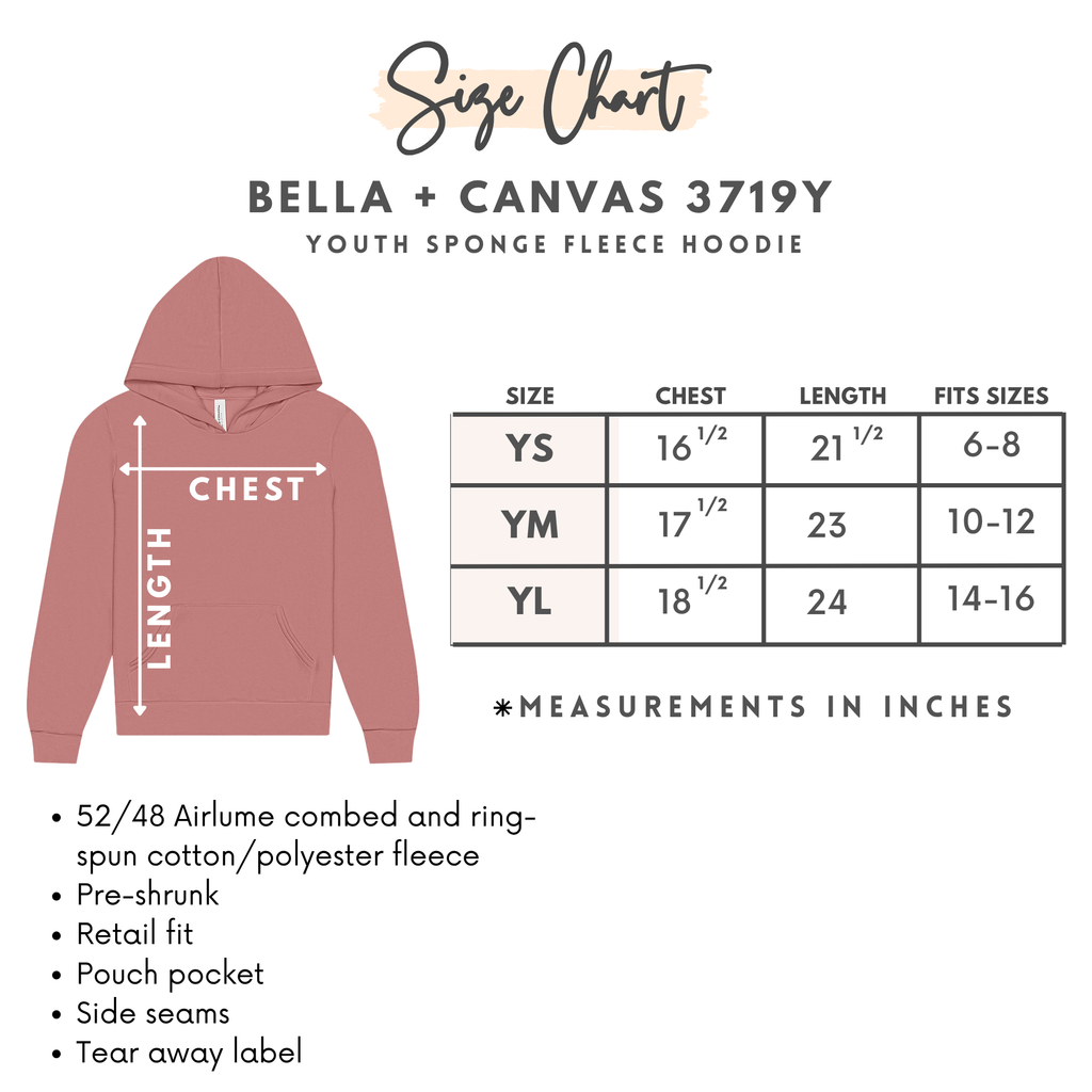 Bella Canvas Youth Hoodie