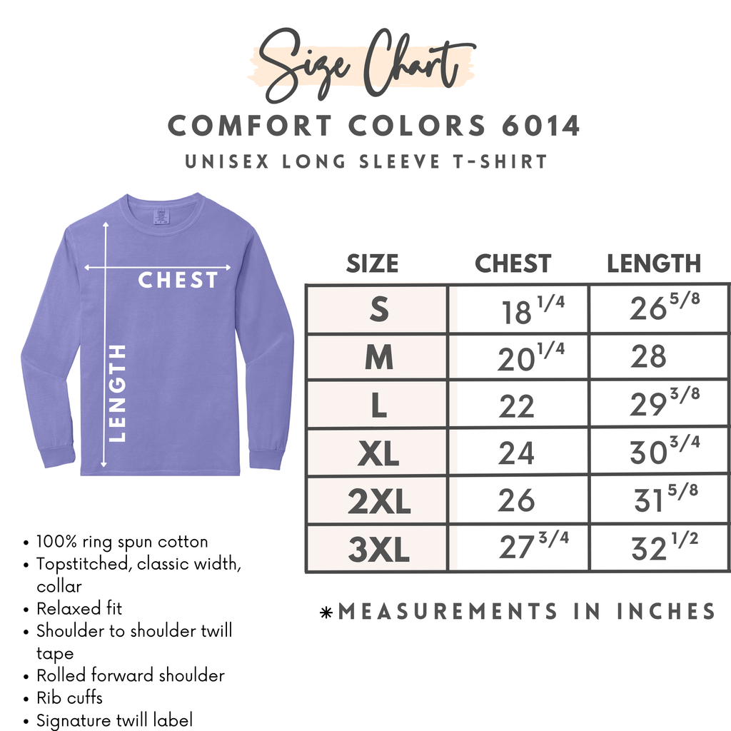 Comfort Colors Long Sleeve