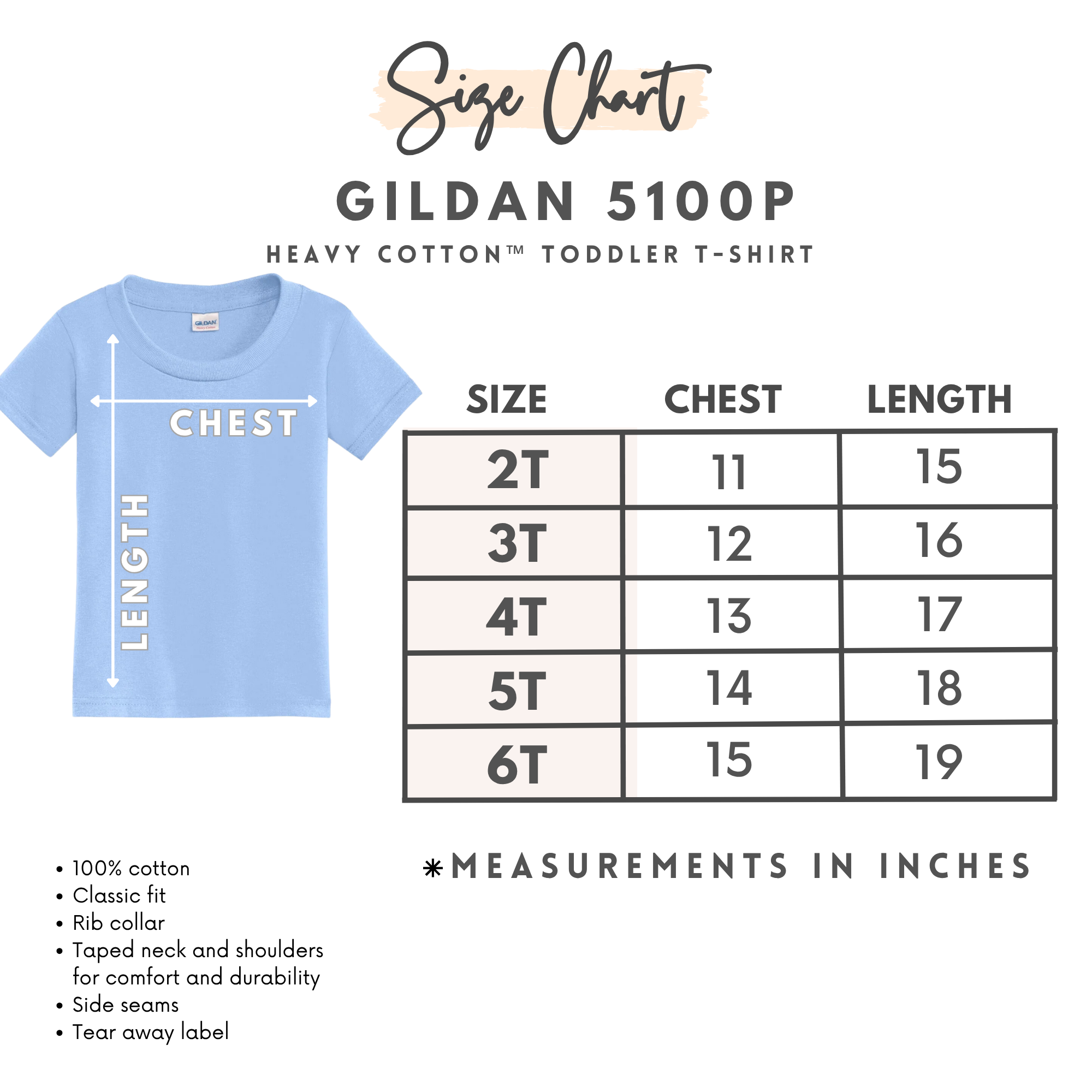 Gildan Toddler Heavy Cotton