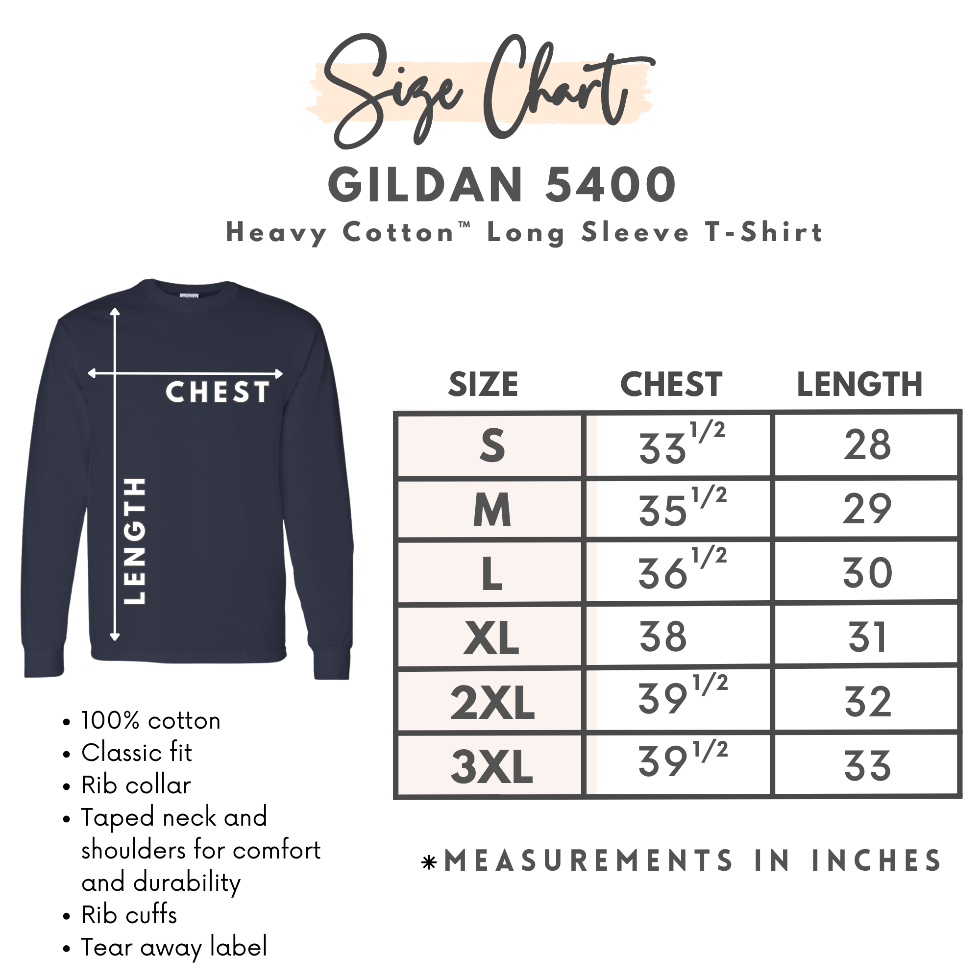 Gildan Heavy Cotton Long Sleeve Adult