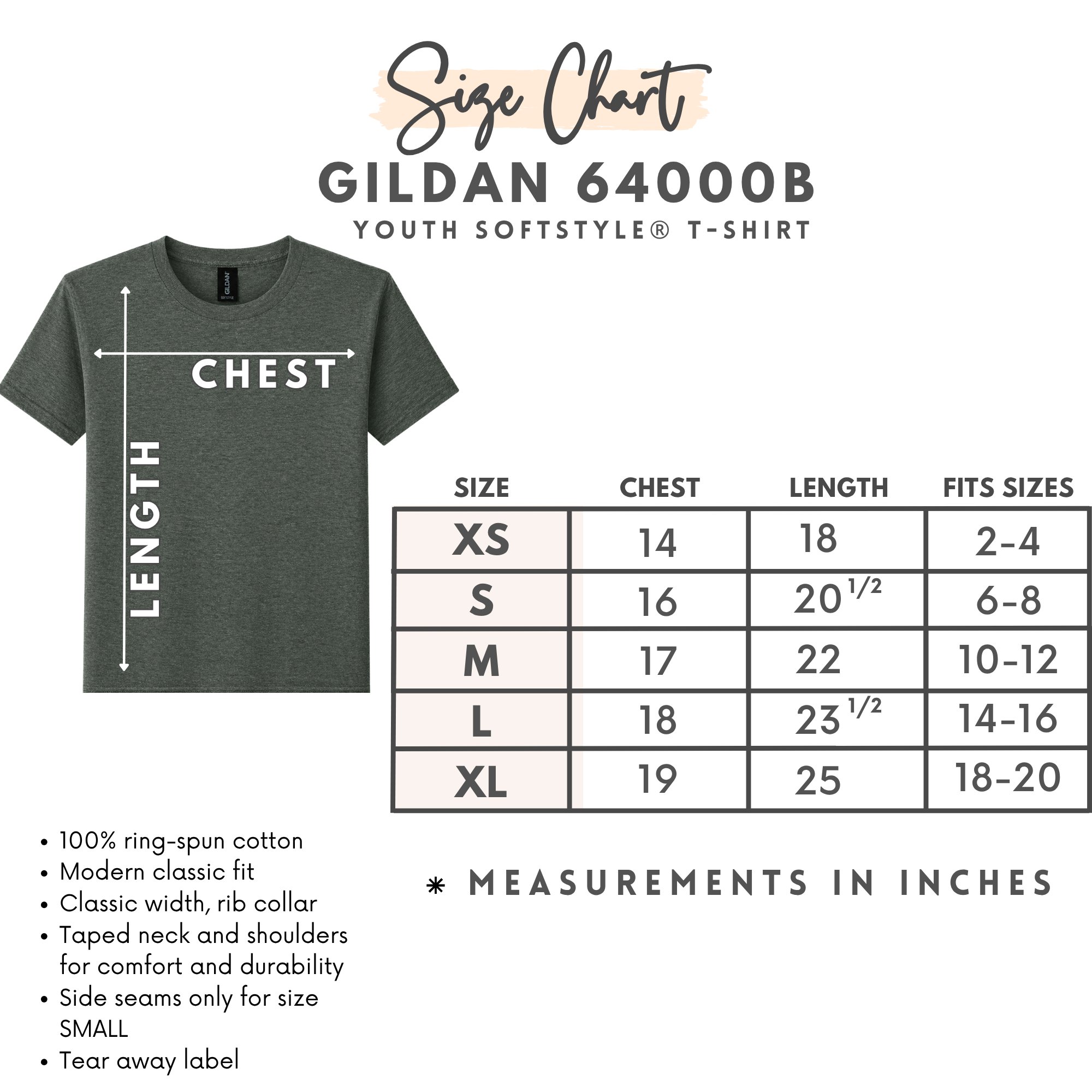 Gildan Softstyle Youth