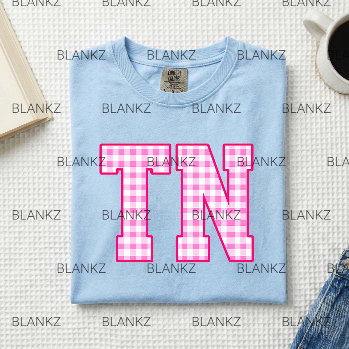 TN pink checkered
