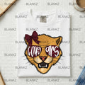 Cougars Mascot with Bow