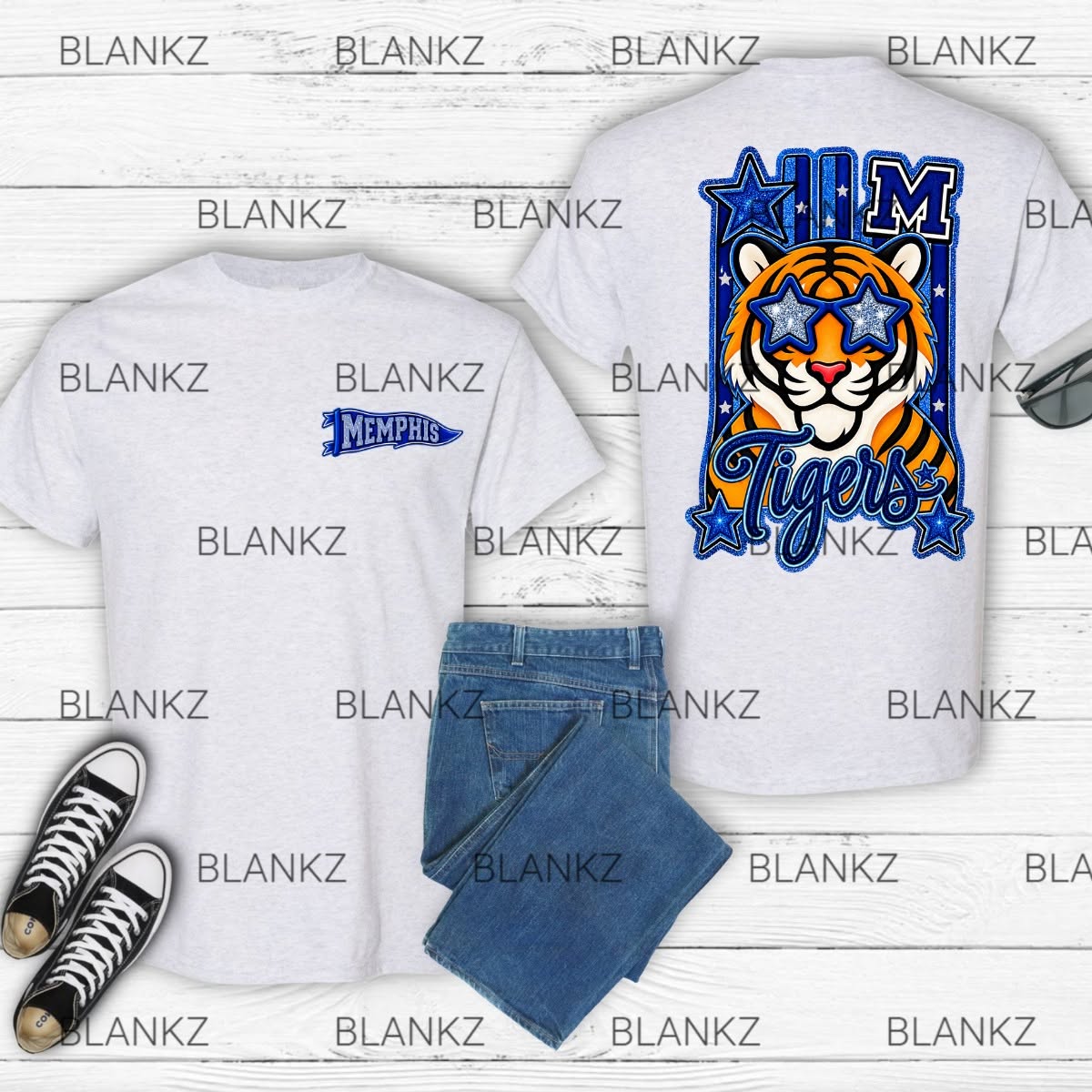 Glitter Memphis DTF